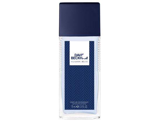 David Beckham Classic Blue deodorant s rozprašovačem pro muže 75 ml