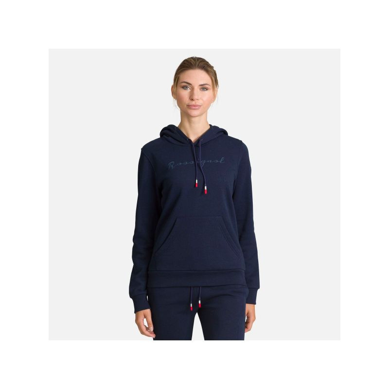 Rossignol mikina W LOGO SWEAT HOOD FT TU L
