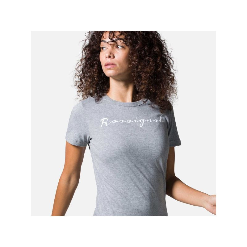 ROSSIGNOL W Logo Rossi Tee šedá L