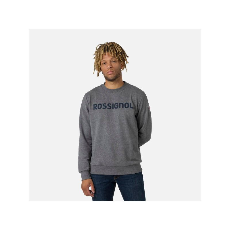 Rossignol LOGO SWEAT RN FL mikina šedá xxl