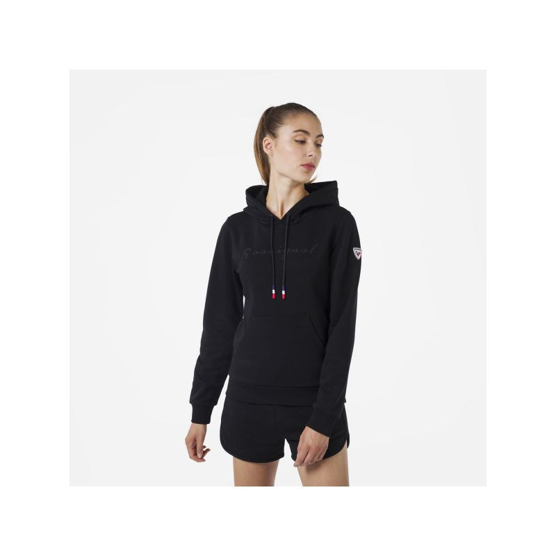 Rossignol W Logo Sweat Hood Fl black L