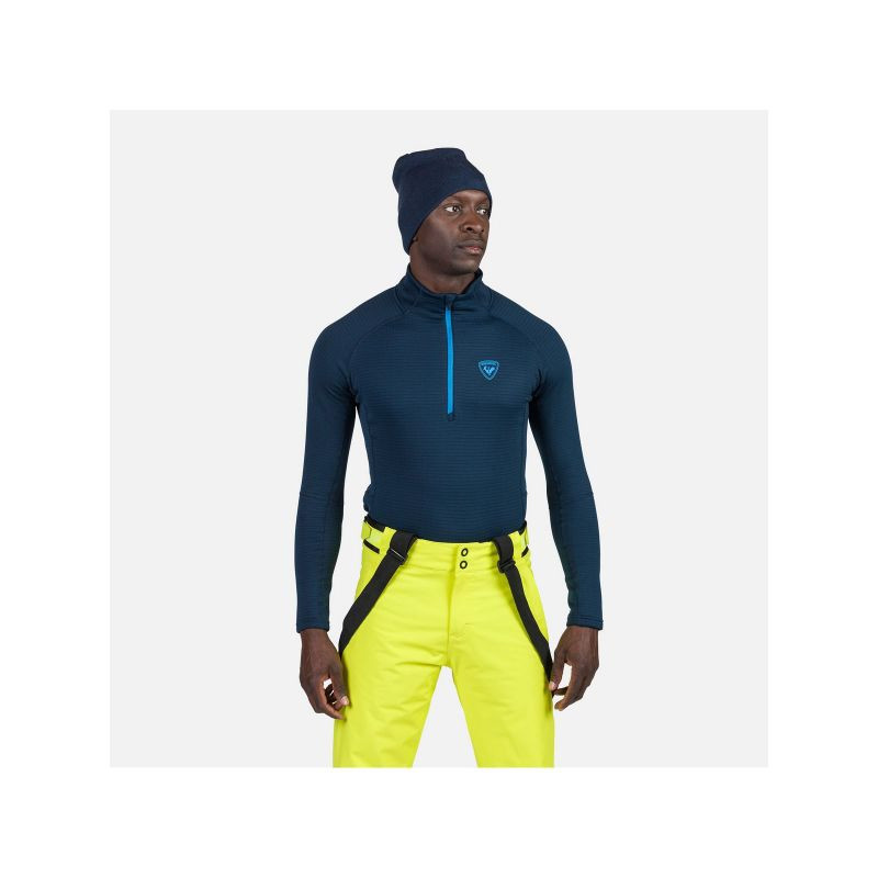 Rossignol Blackside Fleecová mikina Hz tmavě modrá s