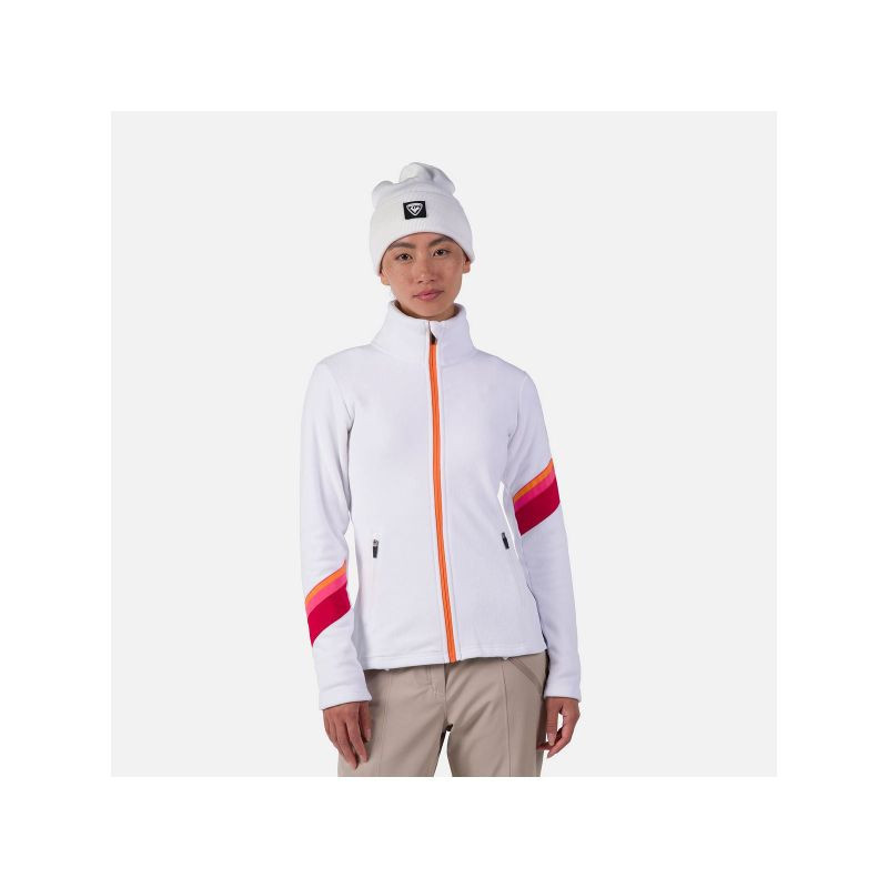 Rossignol mikina W Strawpile Fleece Fz bílá L