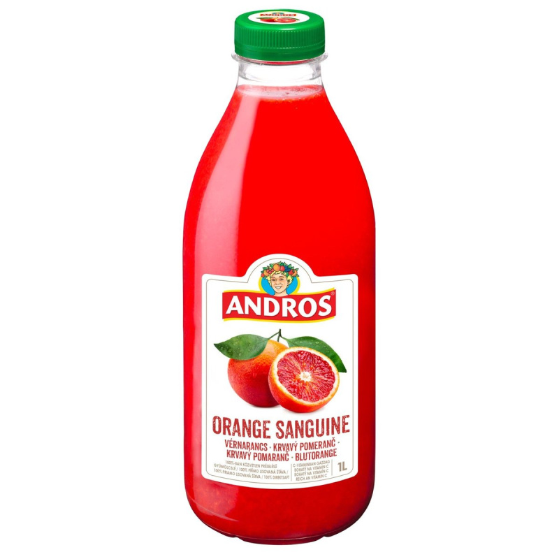 Andros 100% Džus z krvavých pomerančů