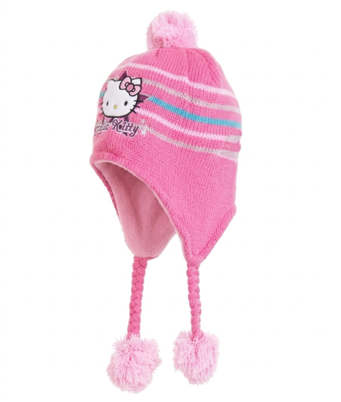 Pletená čepice Hello Kitty – Velikost: 52