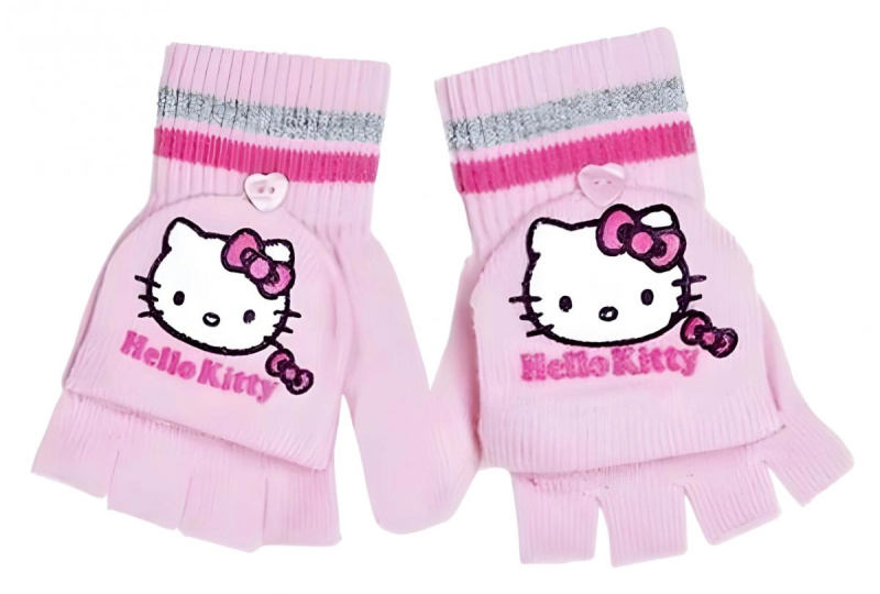 Rukavice 2 v 1 Hello Kitty - 1 kus