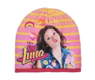 Čepice Soy Luna s malinovým lemem – Velikost: 52