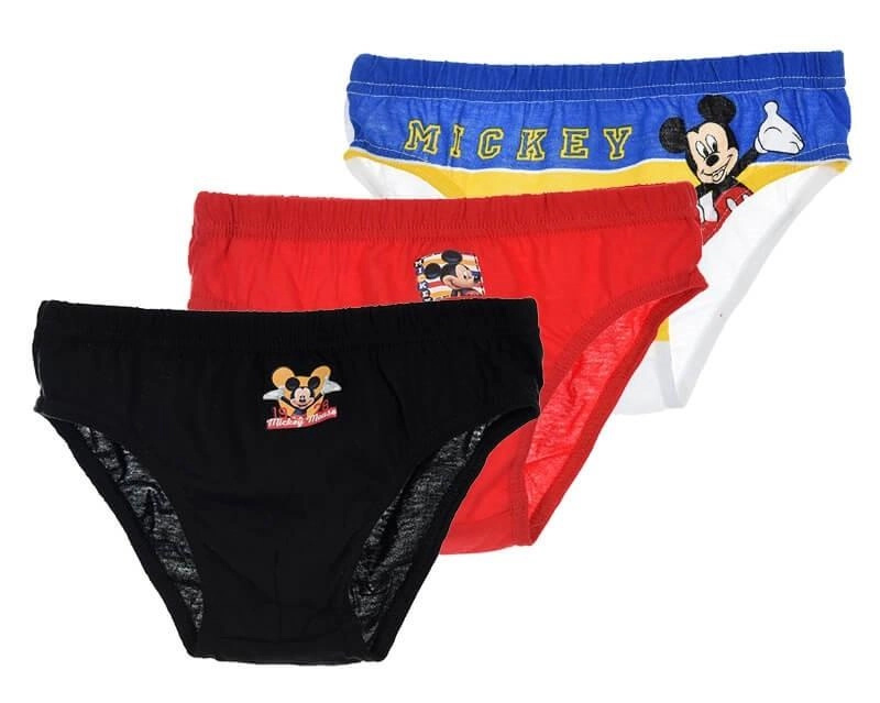 Sada chlapeckých slipů Disney Mickey (3 ks) – Velikost: 116-128