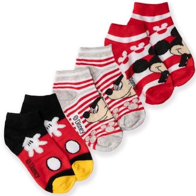 Sada nízkých ponožek Mickey Mouse - 3 páry – Velikost: 31-34