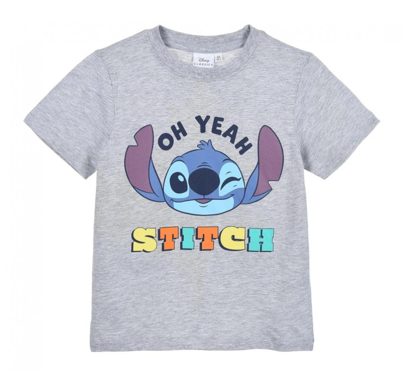Dětské tričko Lilo a Stitch – Šedá 1094