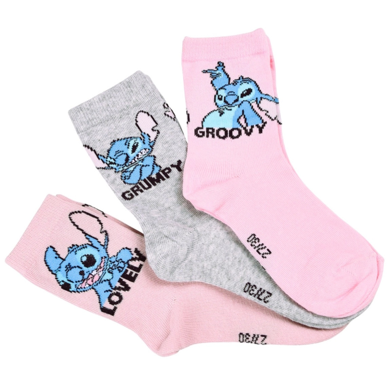 Disney Lilo & Stitch dětské ponožky Stitch (6 párů) – Velikost: 23-26
