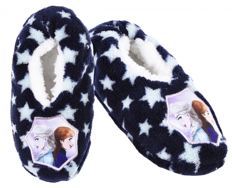 Dětské bačkory Disney Frozen tmavě modré – Velikost: 23-26