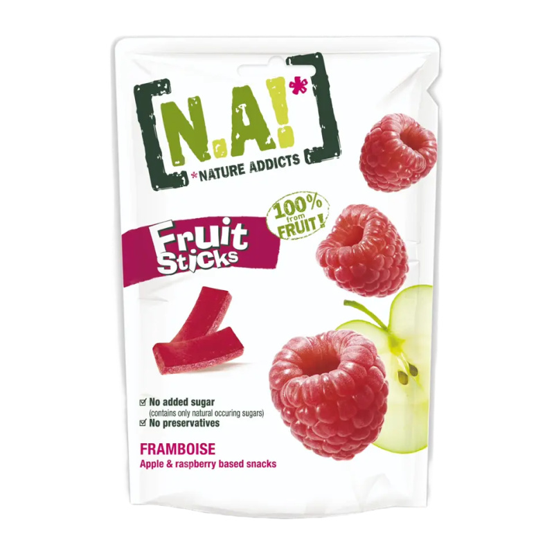 N.A! Ovocné kousky z maliny a jablka 35 g