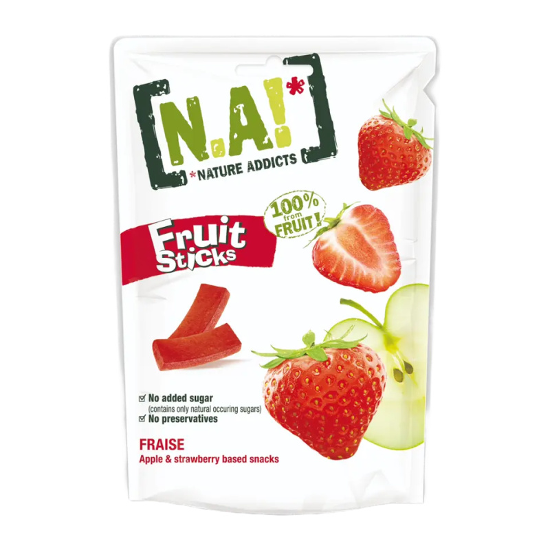 N.A! Ovocné kousky z jahody a jablka 35 g