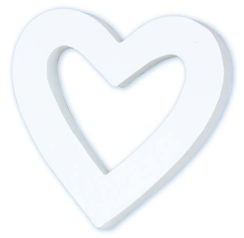 Kartonové srdíčko 12cm