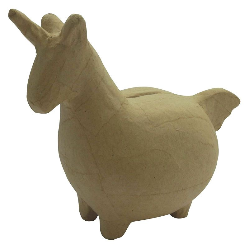 Kartonová kasička jednorožec 15×14×9cm