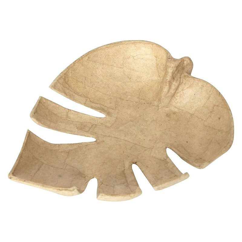Kartonový předmět miska list 17x15x3cm