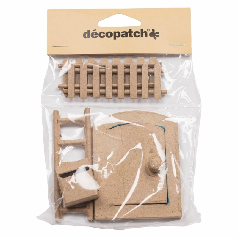 Dveře a doplňky z kartonu (5ks)