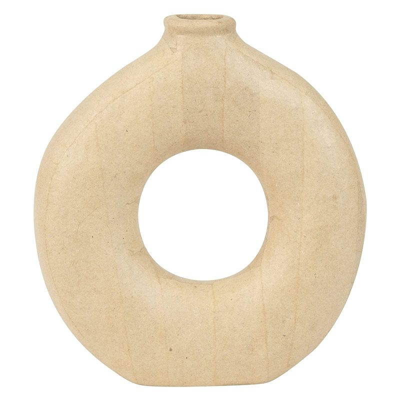 Kartonový předmět váza kulatá 23x20x5cm