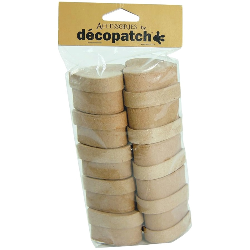 Krabičky z kartonu sada Décopatch (10ks) Srdíčka