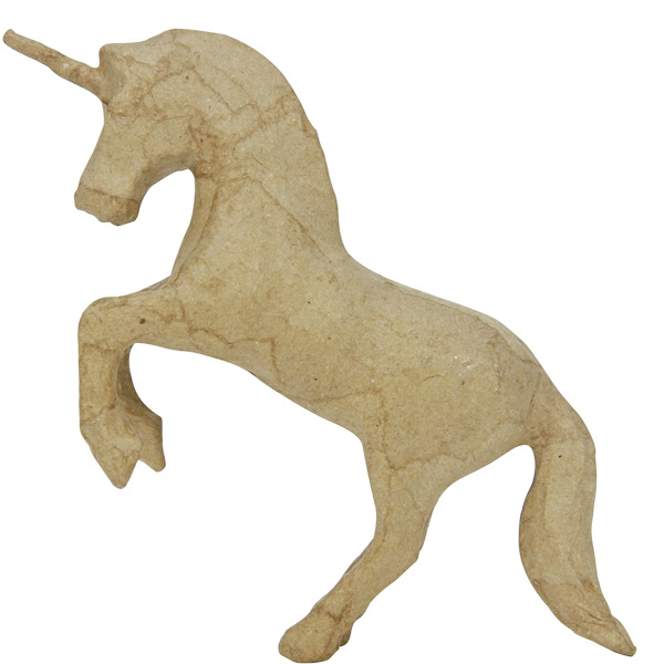 Kartonový jednorožec 13,5×13×3,5cm