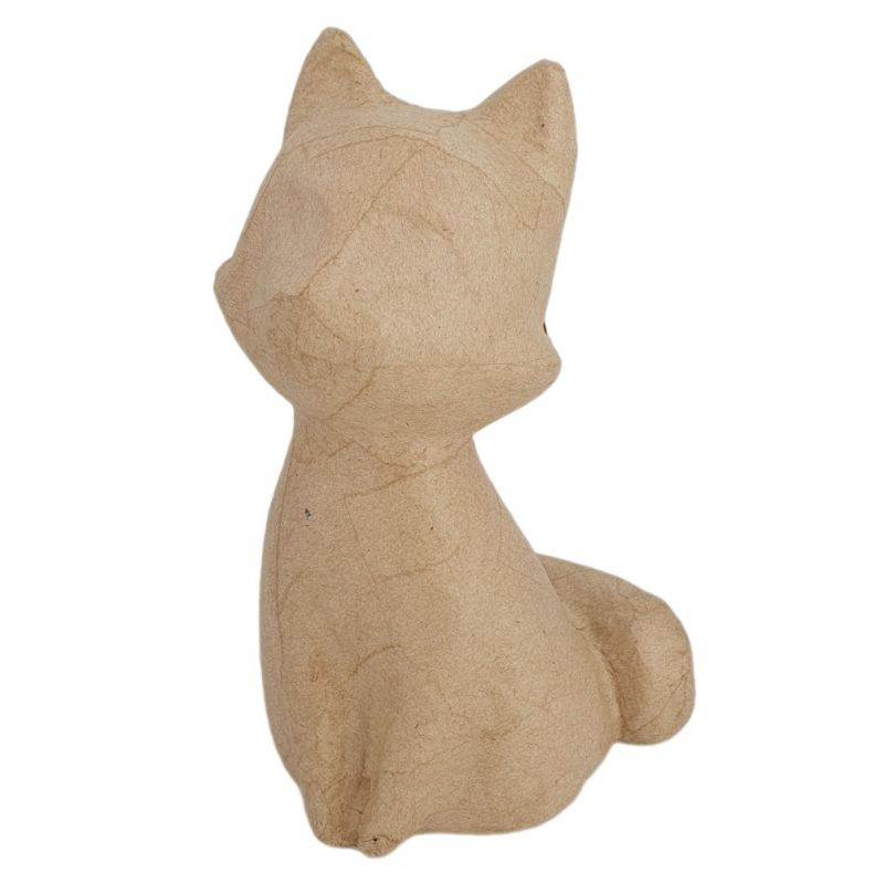 Kartonová liška 20×14×11cm