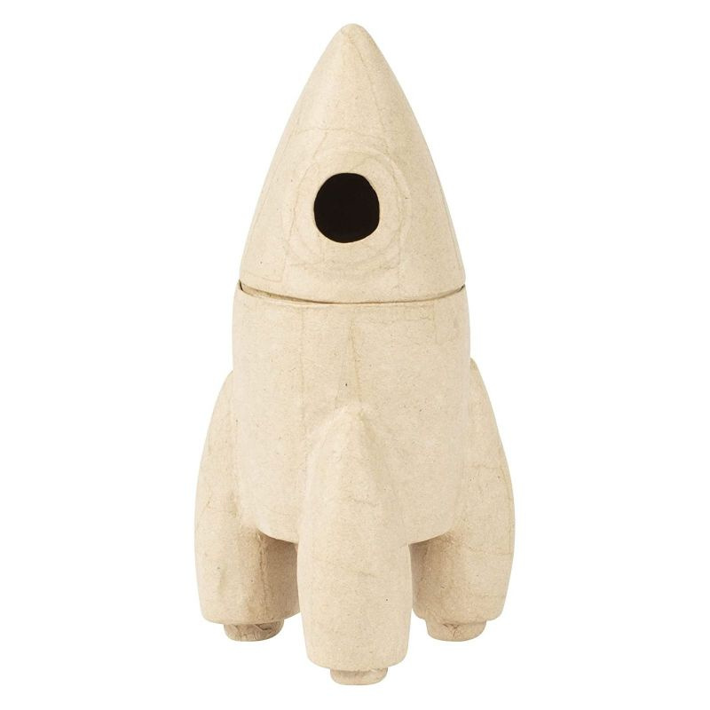 Kartonový předmět raketa 23x11cm