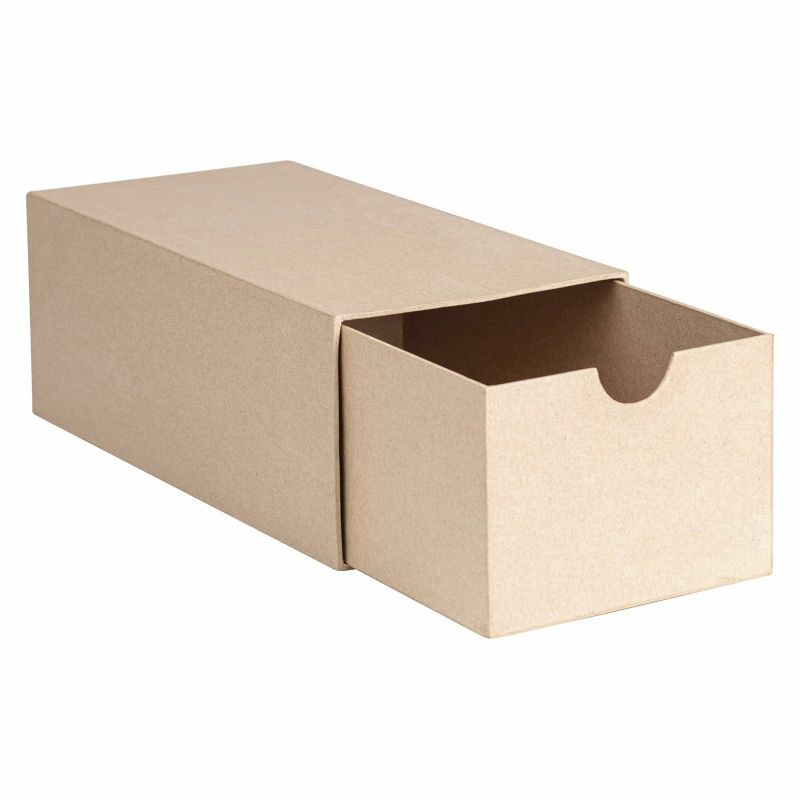 Kartonová obdélníková krabička se zásuvkou 32x16x12cm