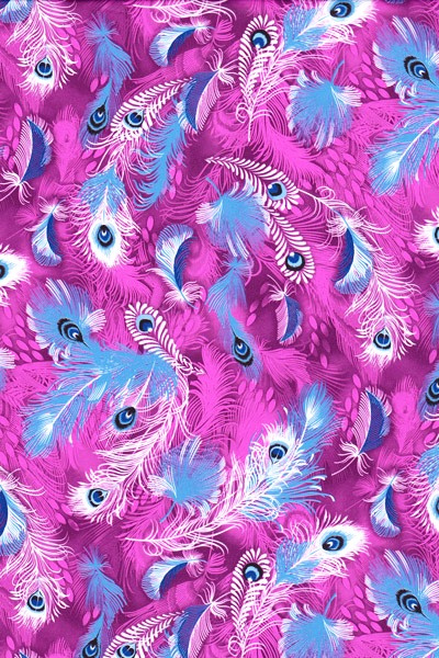 Papír na decopatch, růžovomodrá peříčka Davona s.r.o.