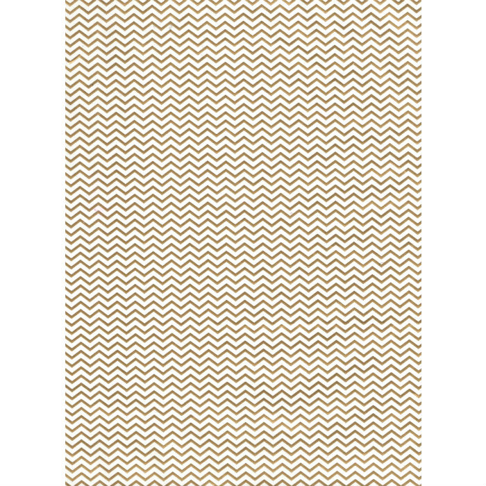 Papír Décopatch Texture (1ks) Bílo zlatý chevron