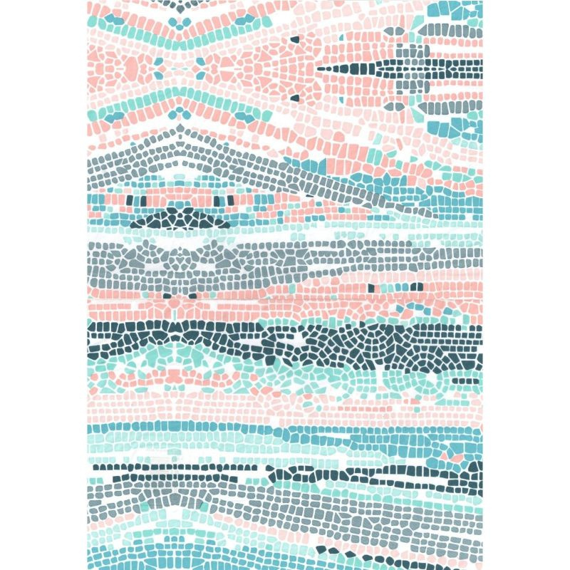 Papír Décopatch (1ks) Pastelová mozaika