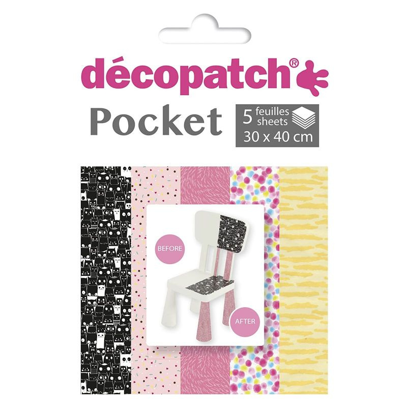 Papíry na decoupage (5ks) kolekce č.29