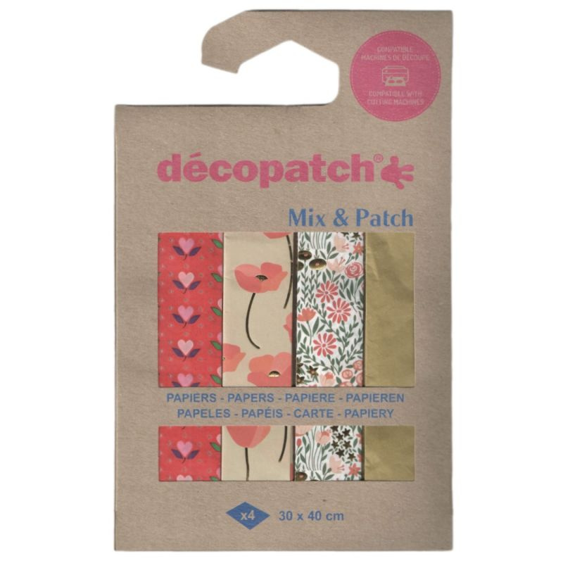 Papíry na decoupage (4ks) kolekce č.32