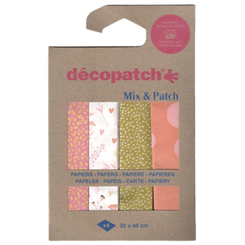 Papíry na decoupage (4ks) kolekce č.36