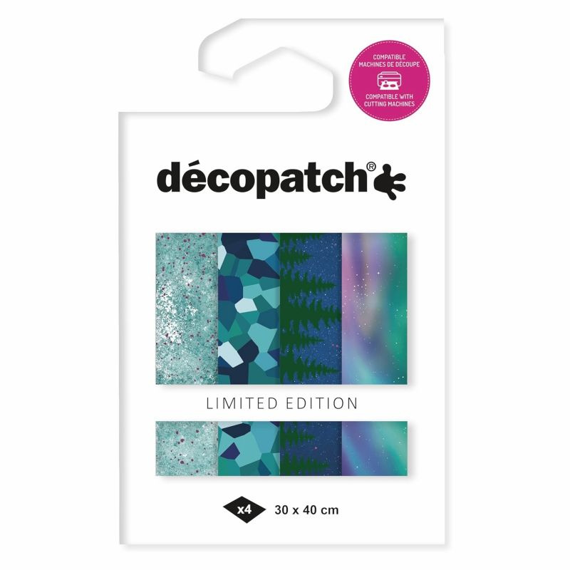 Papíry na decoupage Texture (4ks) č.13