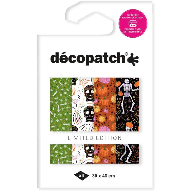 Papíry na decoupage Texture (4ks) č.17