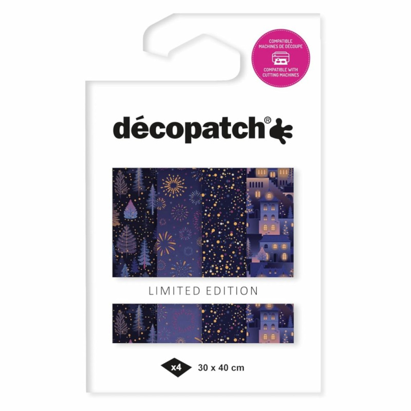 Papíry na decoupage Texture (4ks) č.16