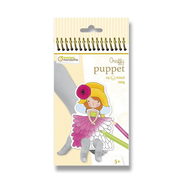 Omalovánky Avenue Mandarine Graffy Puppet Víly Avenue Mandarine