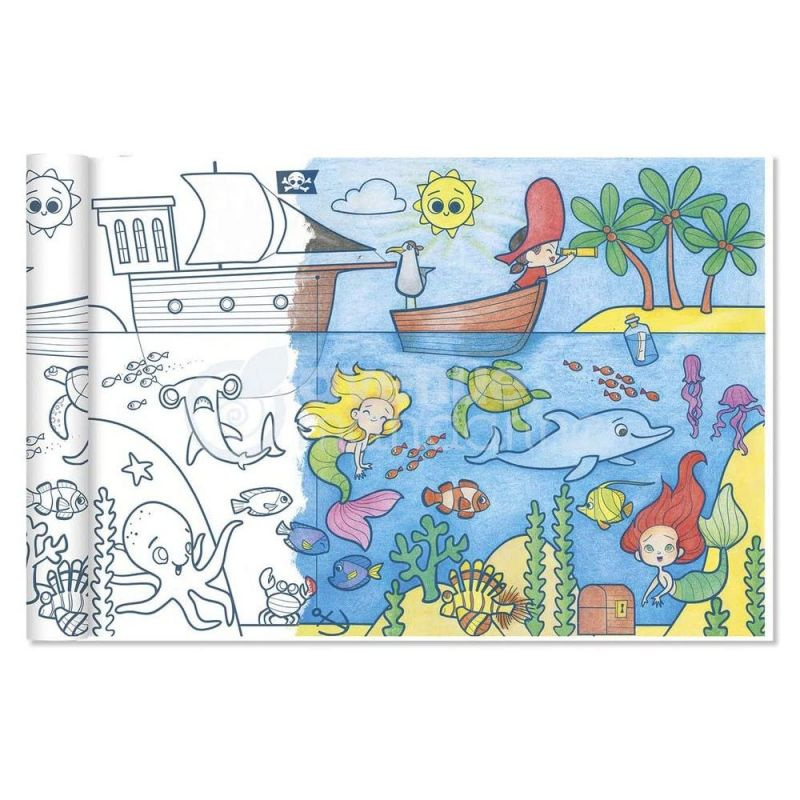 Omalovánky v roli 5x0,35m - moře