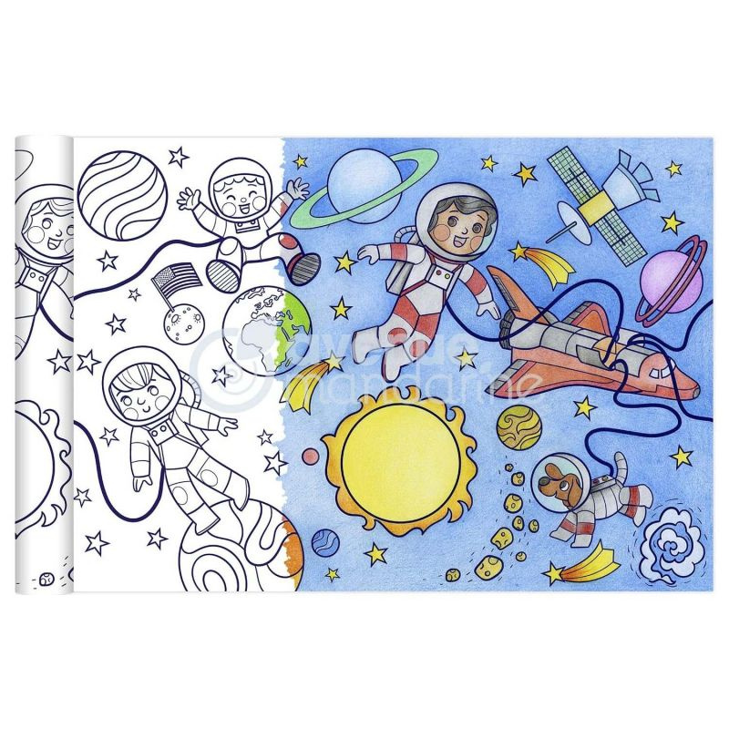 Omalovánky v roli 5x0,35m - vesmír