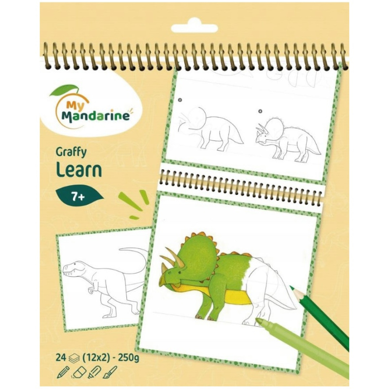 Omalovánky Learn - dinosauři (24ks)