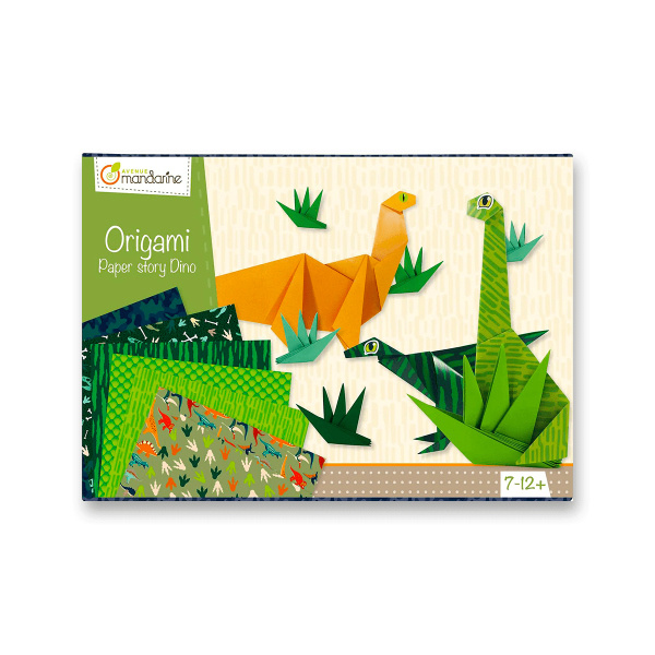 Sada papírů Avenue Mandarine Origami Dino - 40 listů Avenue Mandarine