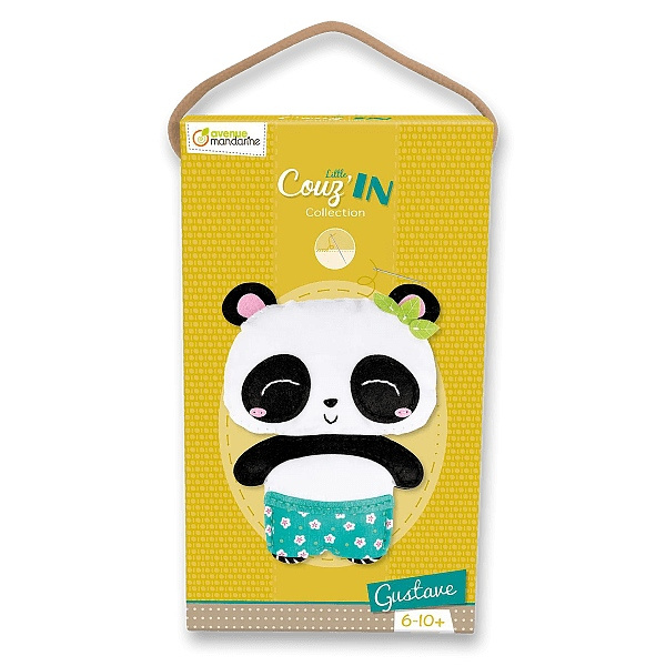 Kreativní sada Avenue Mandarine Dětské šití panda Gustave Avenue Mandarine