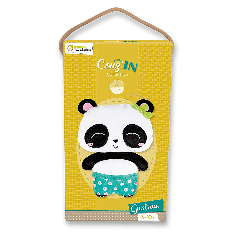 Kreativní sada Avenue Mandarine Dětské šití panda Gustave Avenue Mandarine
