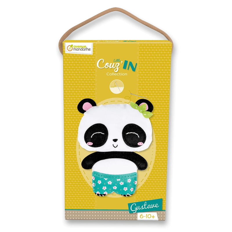 Kreativní sada Avenue Mandarine Dětské šití panda Gustave Avenue Mandarine