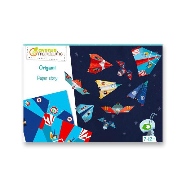 Sada papírů Avenue Mandarine Origami Letadla - 40 listů Avenue Mandarine