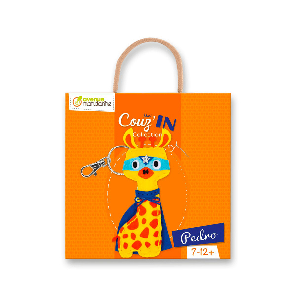 Kreativní sada Avenue Mandarine Přívěšek k ušití - žirafa Pedro Avenue Mandarine