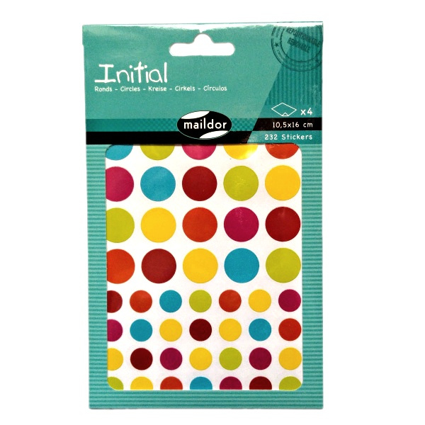 Samolepky Maildor Initial Kolečka Maildor