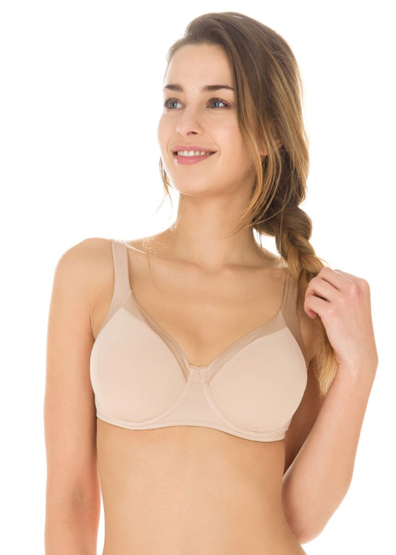 Podprsenka DIM 4D63 Invisible Generous Light Moulded skin Barva: Tělová, Velikost: 80B