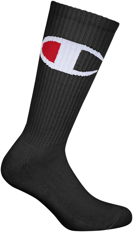 Champion Ponožky CREW SOCKS ROCHESTER BIG C černé Barva: Černá, Velikost: 39-42